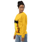 Ladies Sweatshirt "Yellow Cat"