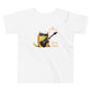 white toddler t shirt with cat print