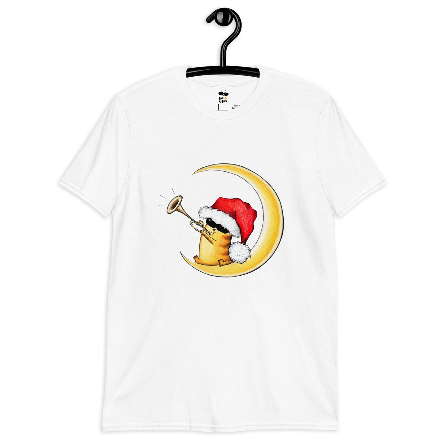 Ladies T-shirt "Christmas MoonCat"