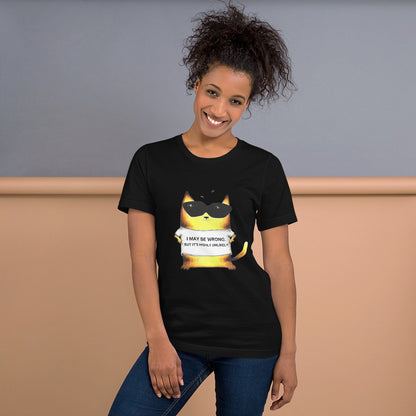 Ladies T-Shirt "Confident Cat"