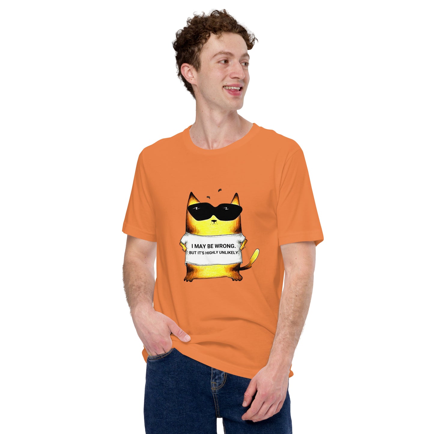 Men's T-Shirt "Confident Cat"