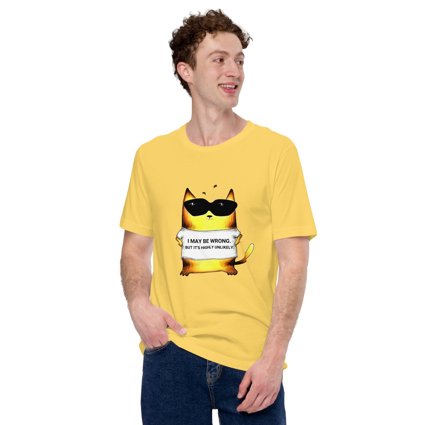 Men's T-Shirt "Confident Cat"