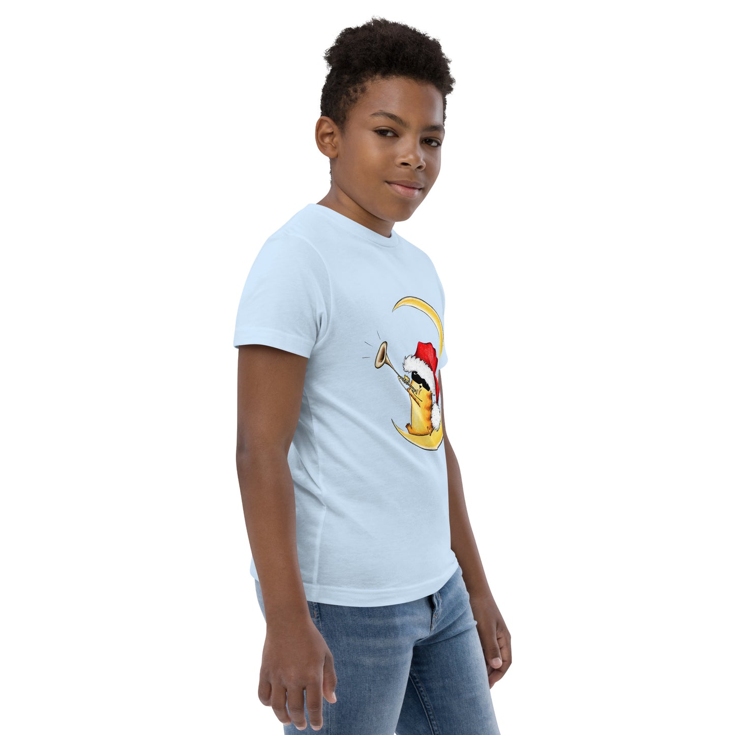 Unisex Youth T-shirt "Christmas MoonCat"