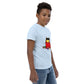 Youth T-shirt "Christmas Cat with Gifts"